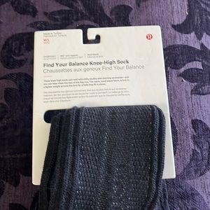 Lululemon Find Your Balance Knee High Sock
